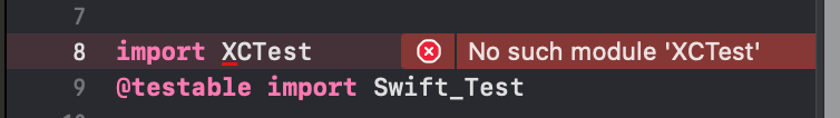 【Swift/Xcode】No such module 'XCTest'の解決法！