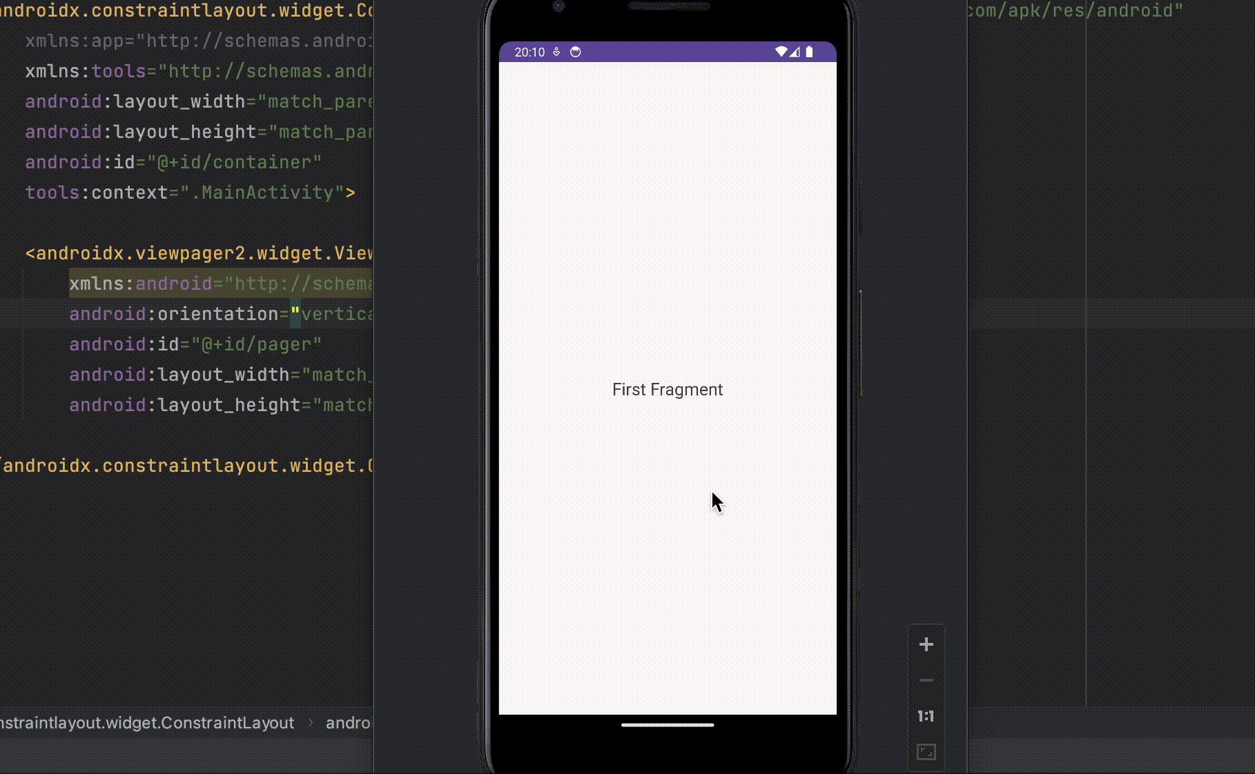 【Kotlin/Android Studio】ViewPager2の使い方！スライドで画面遷移