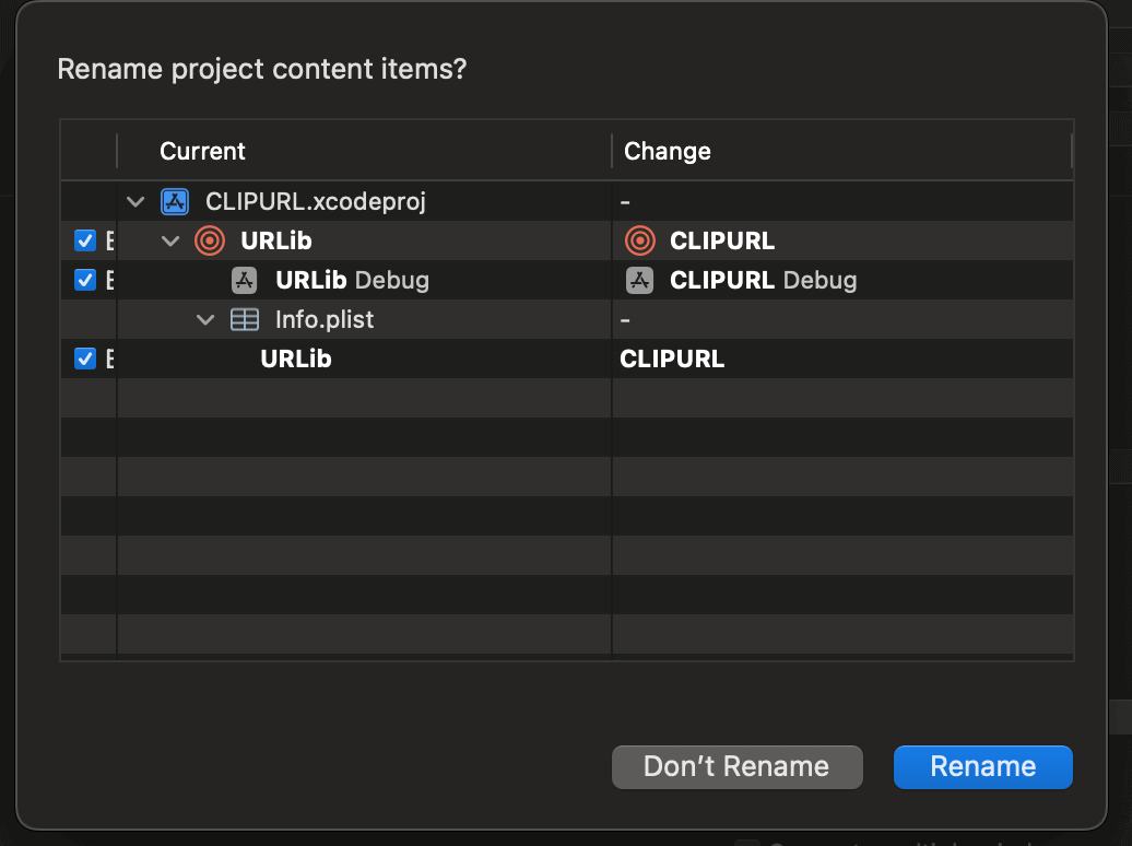 【Swift/Xcode】プロジェクト(アプリ)ファイル名を変更する方法！