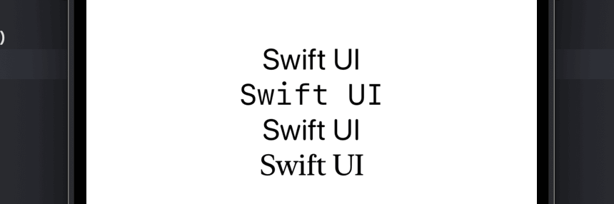 【SwiftUI】文字列のフォント変更方法！サイズ/色/太さ/斜体/書体